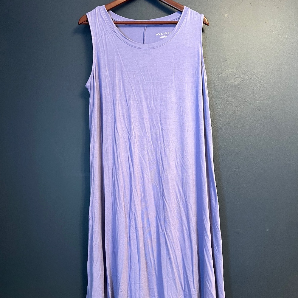 Women’s purple jersey dress